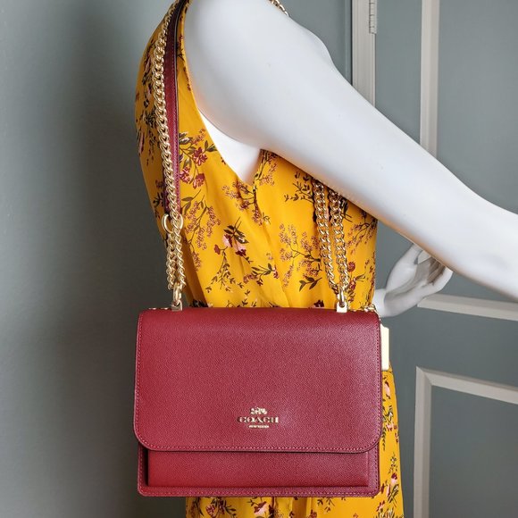 COACH KLARE CROSSBODY IN CAVIAR LEATHER - Picture 7 of 8